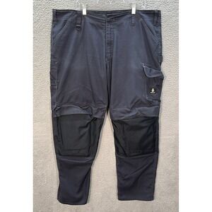 Mascot Pants Mens 44.5x32 Blue Danish Design Carpenter Cargo Knee Pads Workwear